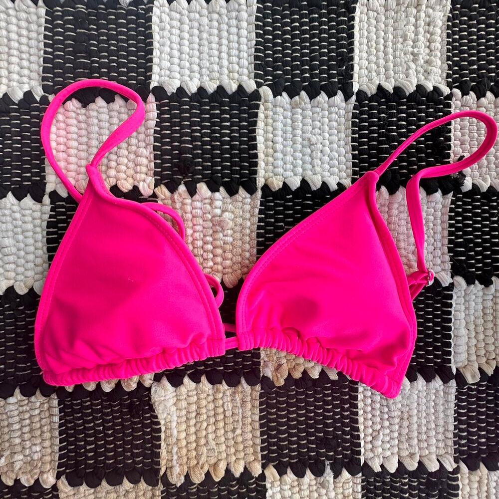 Basic Hot Pink Bikini Top - XS/S